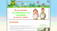 Desktop Screenshot of ludotecalagranota.com